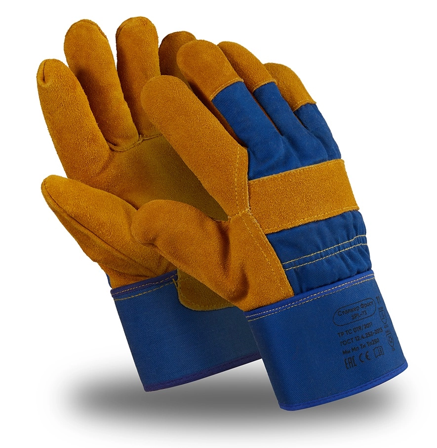 фото перчатки manipula specialist® сталкер фрост (спилок/ткань+иск.мех), spl-73/wg-791