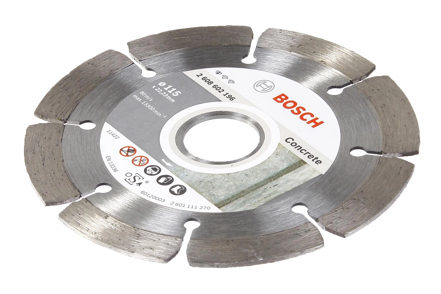 Круг алмазный STANDARD FOR CONCRETE (2608602196) Ф115х22мм по бетону