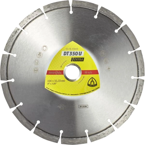 Алмазный диск KLINGSPOR 115X2,4X22,23/8S/10/S/DT/EXTRA/DT350U