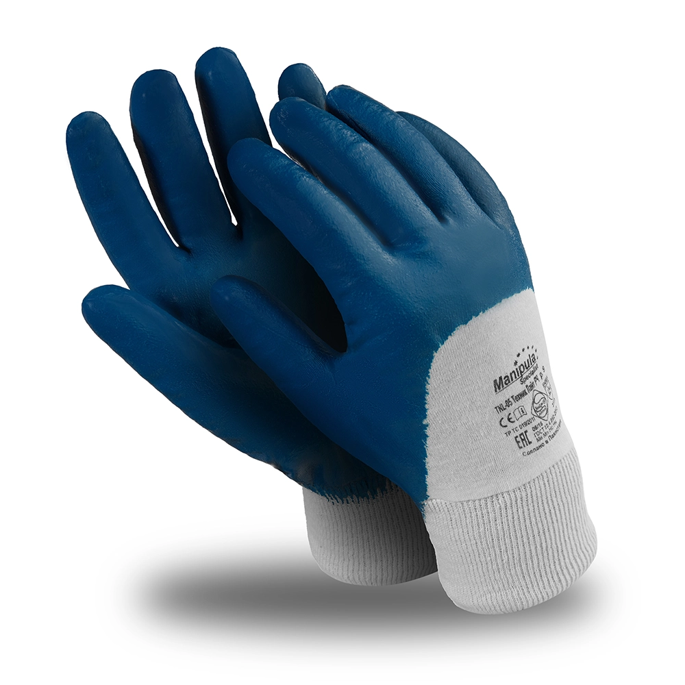 фото перчатки manipula specialist® техник лайт рч (интерлок+нитрил), tnl-05/mg-221
