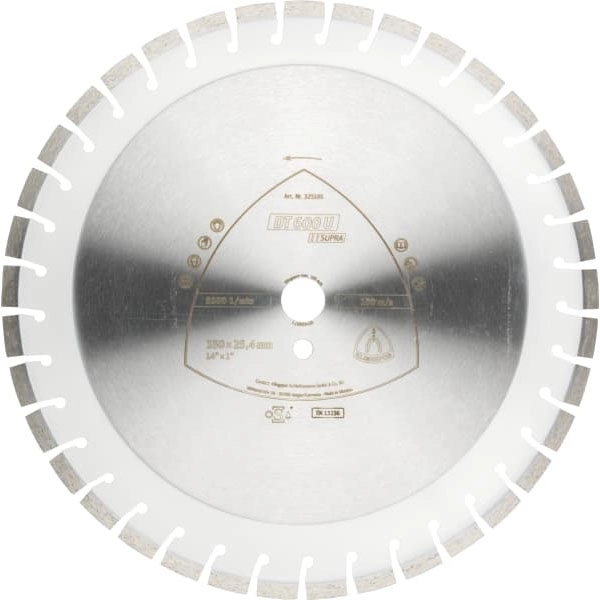 Алмазный диск KLINGSPOR 350X3X25,4/37K/10/S/DT/SUPRA/DT600U