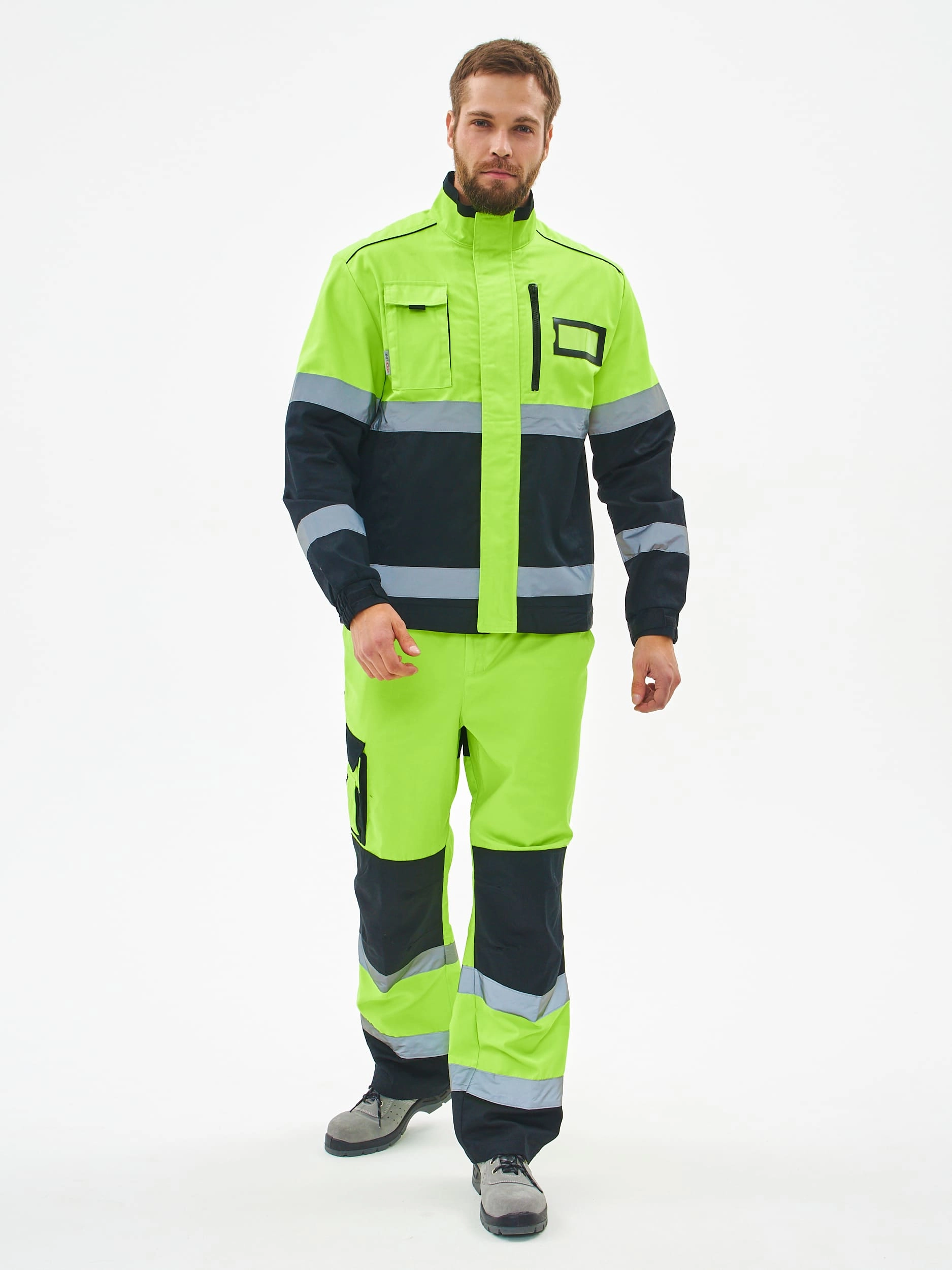 фото костюм сигнальный profline specialist-1 (тк.смесовая,240) брюки, желтый/черный