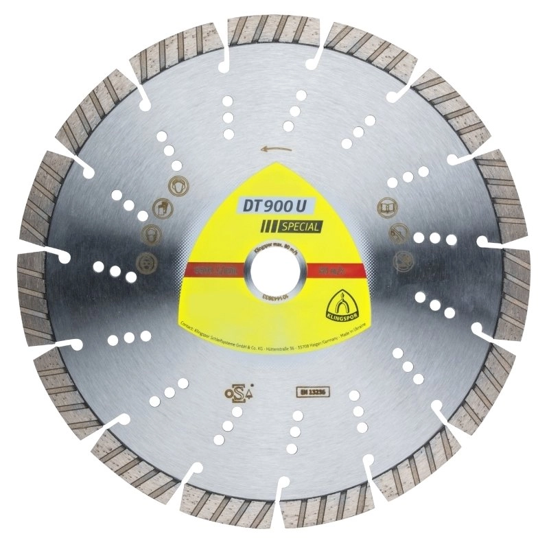 Алмазный диск KLINGSPOR 125X2,4X22,23/9ST/12/S/DT/SPECIAL/DT900U