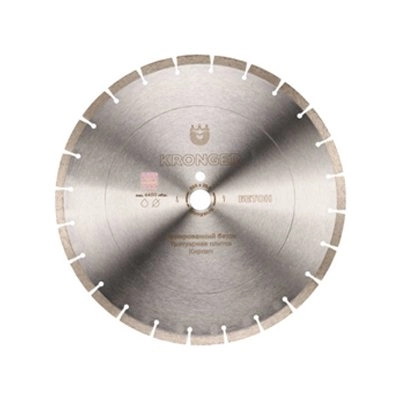 Алмазный сегментный диск KRONGER 500X3,5/2,5X12X25,4-25 F4 BETON