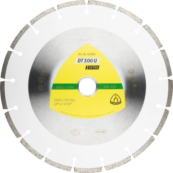 Алмазный диск KLINGSPOR 350X2,8X30/25,4/20S/10/S/DT/EXTRA/DT310U