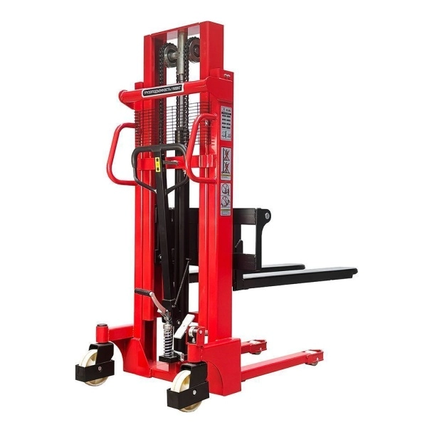 фото ручной гидравлический штабелер oxlift hs1520 2000 мм 1500 кг