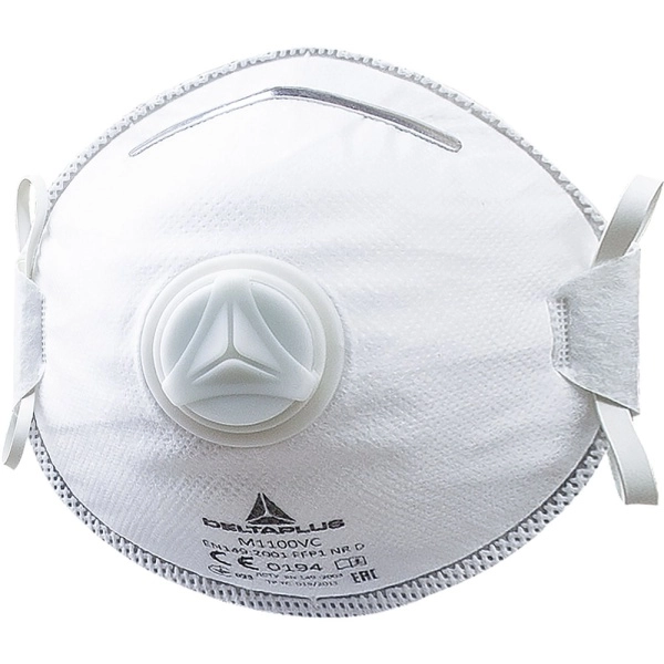 фото респиратор одноразовый с клапаном (ffp1) delta plus m1100v