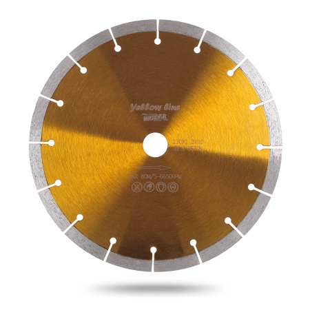 Диск сегментный для резки бетона YL, сухой, 230D-2.3T-10W-22.2