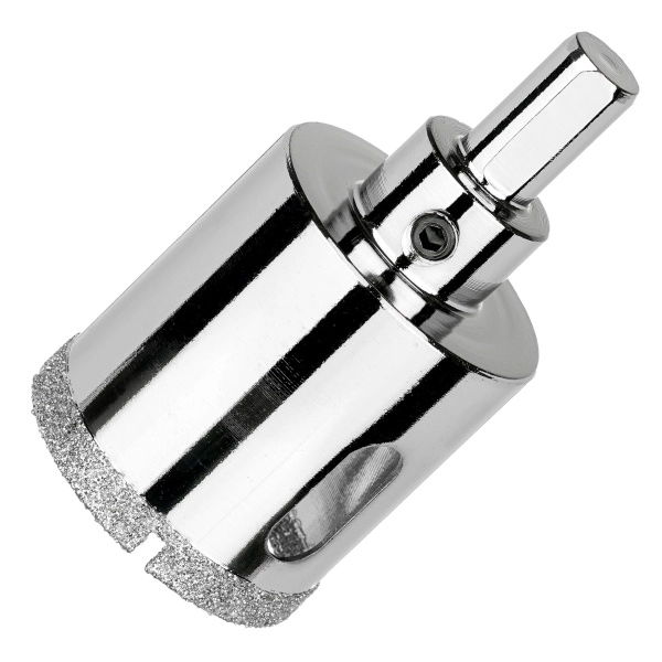 Алмазная коронка по керамограниту, плитке, кафелю 38 мм с центром Diamond Industrial
