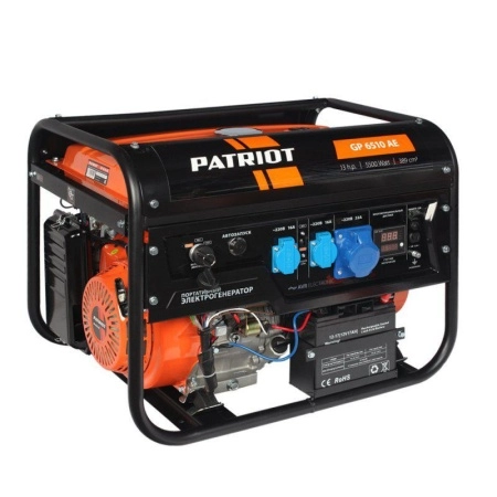 Бензиновый генератор PATRIOT GP 6510AE (474101580)