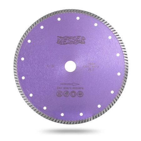 Диск турбо для резки гранита G/M, сухой, 150D-2.3T-7.5W-22.2