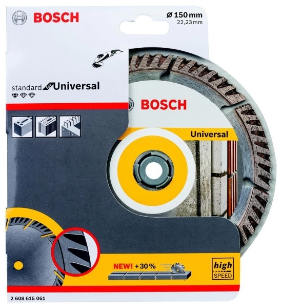 Круг алмазный BOSCH (2608615061) Ф150х22мм универсальный