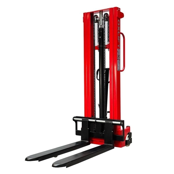 фото ручной гидравлический штабелер oxlift hs1530 3000 мм 1500 кг
