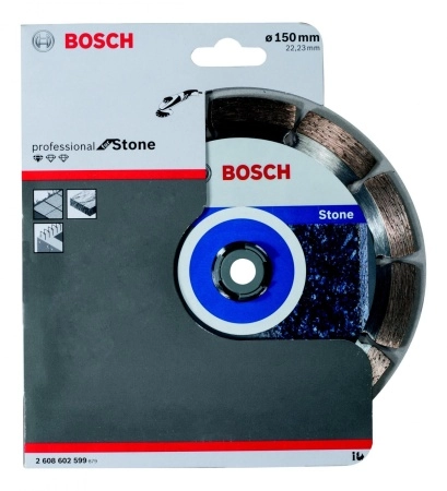 Алмазный диск BOSCH STANDARD FOR STONE 150X22 (2608602599) Ф150х22мм по граниту
