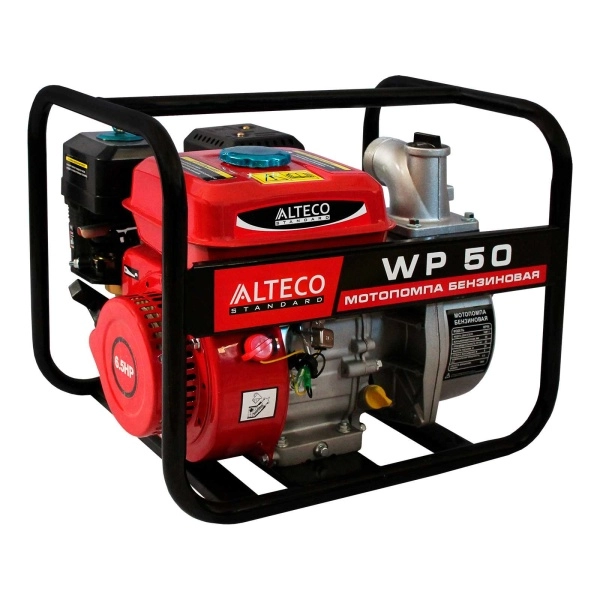 фото мотопомпа бензиновая wp50 alteco