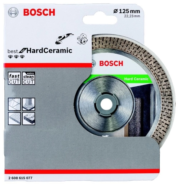 Круг алмазный BOSCH (2608615077) Ф125х22мм по керамике