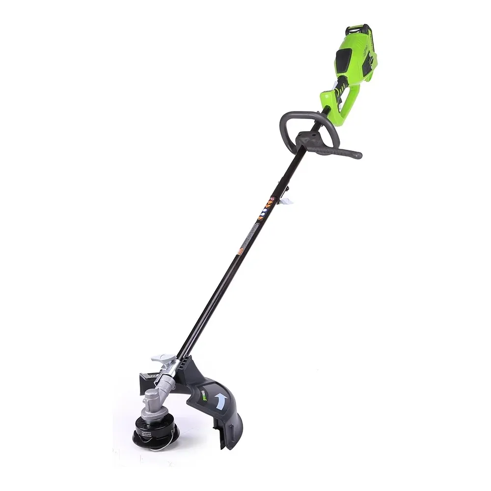 фото бесщеточный аккумуляторный триммер greenworks gd40bc