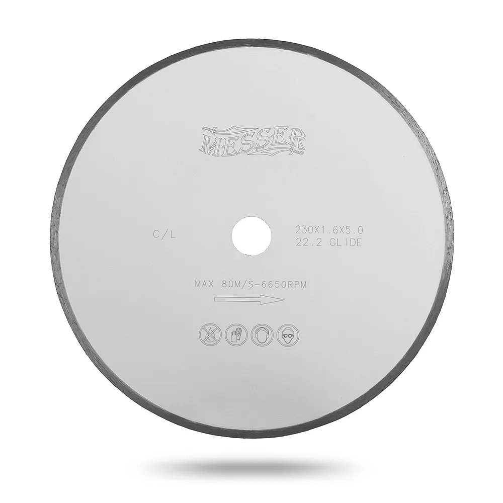 Диск сплошная кромка для резки плитки C/L, сухой, 125D-1.6T-5W-22.2