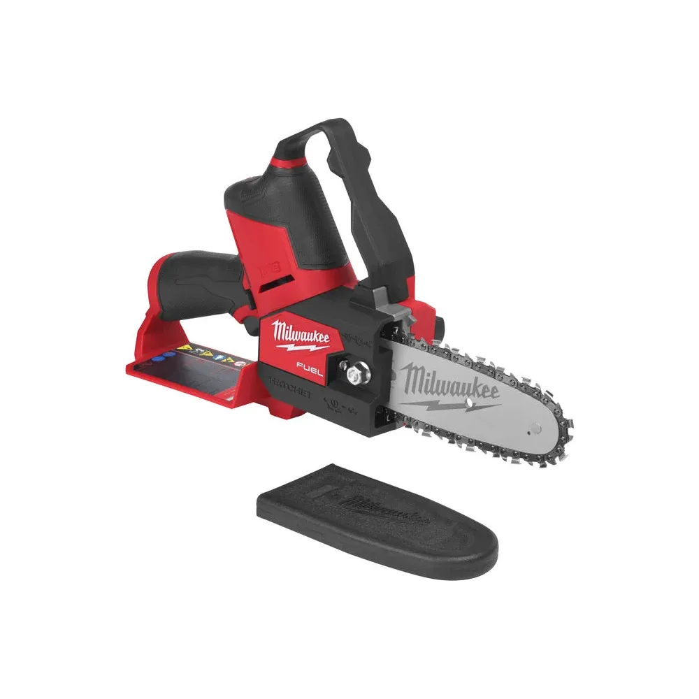 фото садовая аккумуляторная цепная пила milwaukee m12 fhs-0 fuel