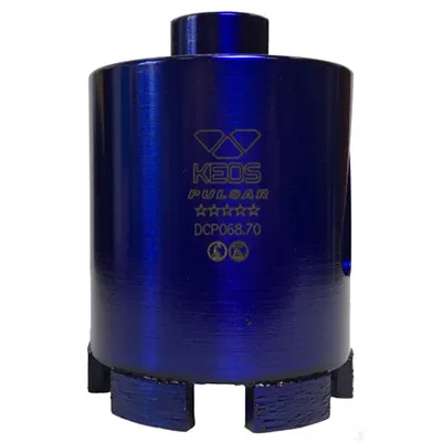 Коронка алмазная по бетону KEOS PULSAR (микроудар) М16 68/70мм (DCP068.70)