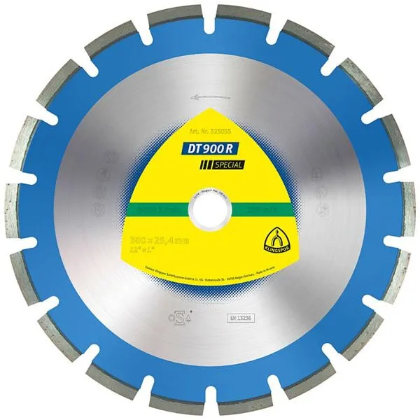 Алмазный диск KLINGSPOR 400X3,2X30/24W/10/S/DT/SPECIAL/DT900R