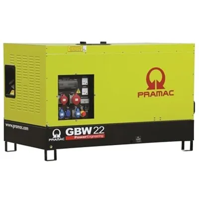 Дизельный генератор PRAMAC GBW22P LINZ трехфазный в кожухе