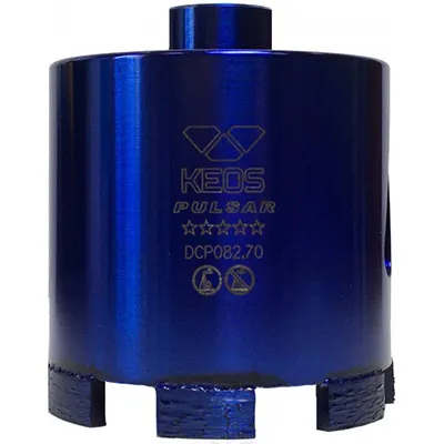Коронка алмазная по бетону KEOS PULSAR (микроудар) М16 82/70мм (DCP082.70)