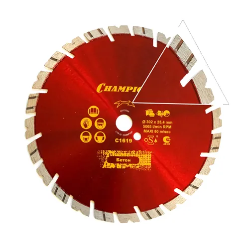 Диск алмазный CHAMPION универсальный ST 300/25,4/14 FAST GRIPPER