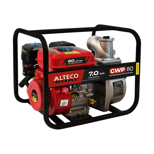 фото бензиновая мотопомпа alteco gwp 80