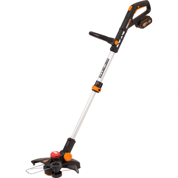 фото аккумуляторный триммер worx wg173e