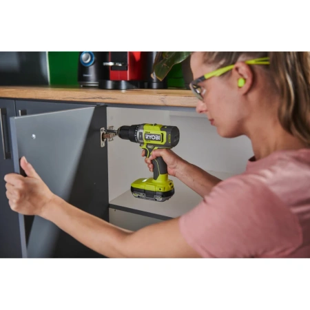 фото ударная дрель-шуруповерт ryobi rpd18-2c52s