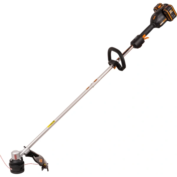 фото аккумуляторный триммер worx wg185e