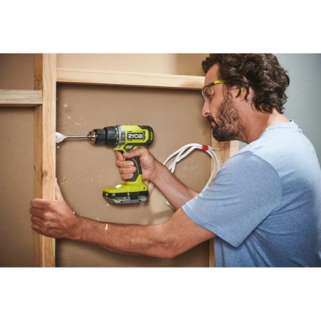 фото ударная дрель-шуруповерт ryobi rpd18-2c52s