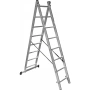 фото двухсекционная лестница gigant l-02 2х8 4,67 м