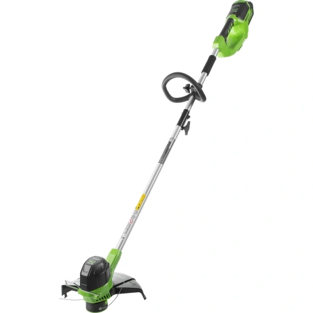 фото аккумуляторный триммер greenworks 2101507usb4
