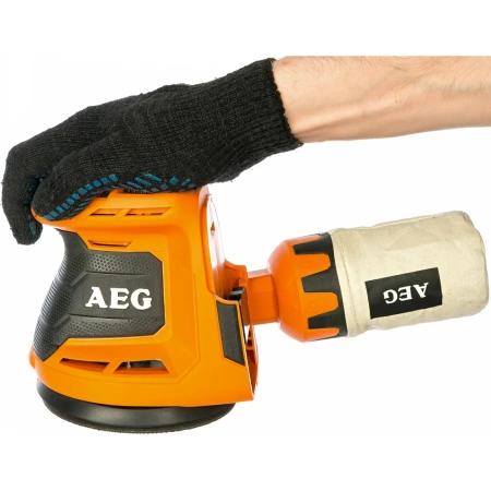 фото эксцентриковая шлифмашина aeg bex18-125-0