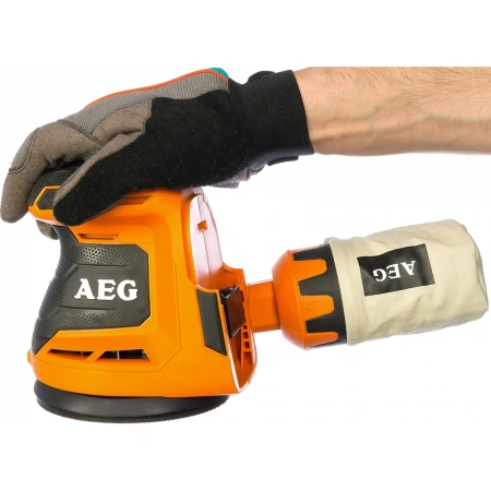фото эксцентриковая шлифмашина aeg bex18-125-0