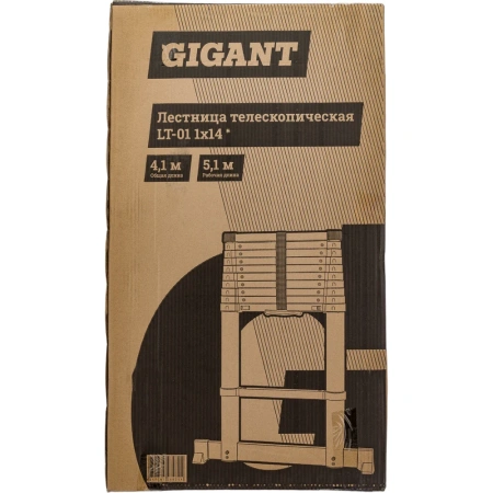 фото телескопическая лестница gigant lt-01 1x14