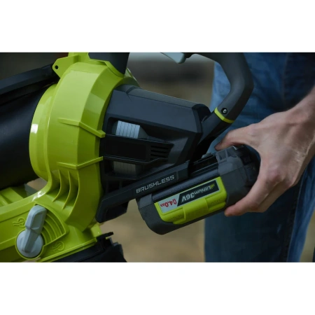 фото аккумуляторный пылесос-воздуходувка ryobi max power rbv36b 5133002524
