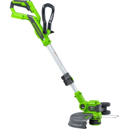 фото аккумуляторный триммер greenworks 2110407usb4